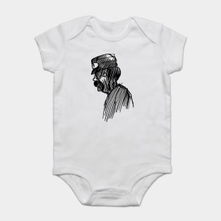 Conductor Sketch Side Baby Bodysuit